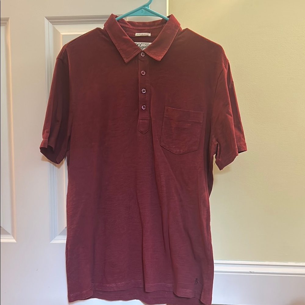 Original Penguin Deep Red Polo Shirt